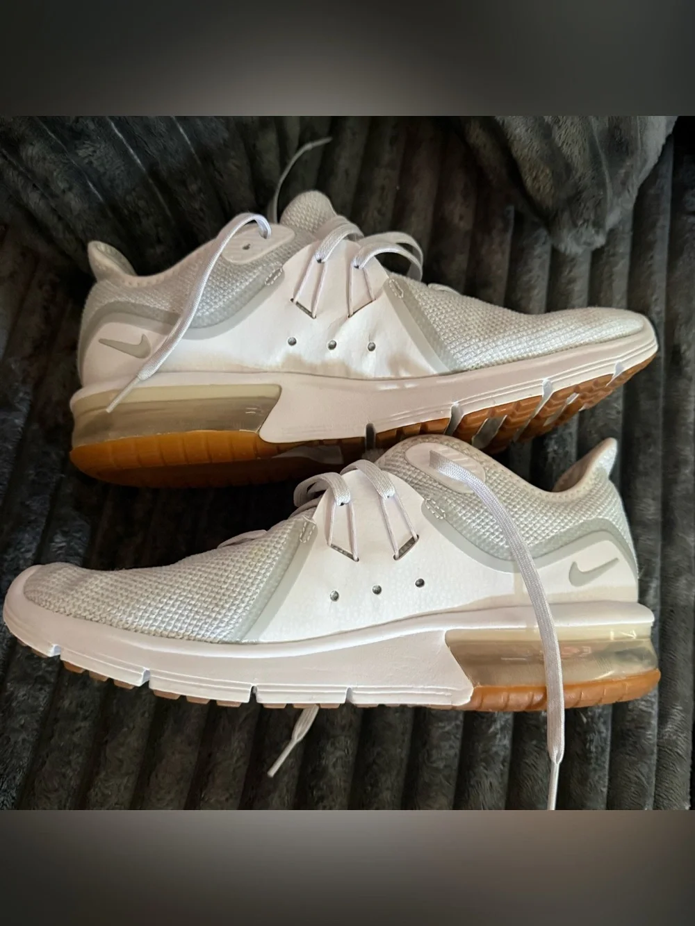 Nike Air Max Sequent 3 Pure Platinum Running Shoes Sneakers Women’s Size 9.5